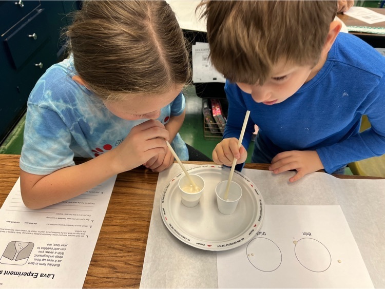 4th graders Kaylee and Jace perform a science experiment to determine which type of lava comes from different volcanoes! 